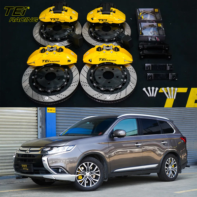 Frontale 6 pot e posteriore 4 pot pinza BBK sistema di frenatura automatica per Mitsubishi Outlander con guarnizione di fianco 15 mm 18 pollici cerchio