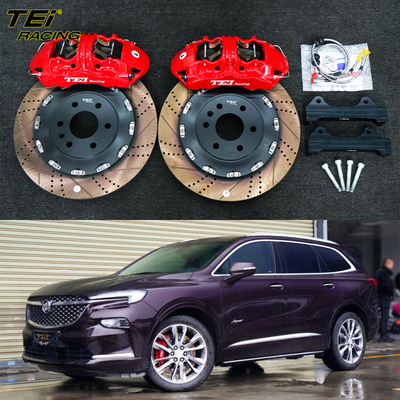 Kit freno frontale grande 6 Piston Caliper con rotore 405x34mm BBK sistema di freno automatico per Buick Enclave 20 pollici cerchiera auto
