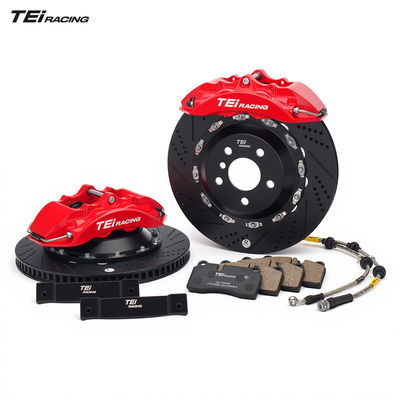 TEI P40NS+ 4 Pot Brake Caliper Kit BBK R18/R19 Big Brake Kit per Audi A4 B6 B7 B8 B8L B9 B9.5 B10 2000-2025